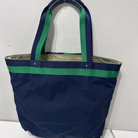 Kate Spade Black and Green Nylon Bag - Picture 2 of 11